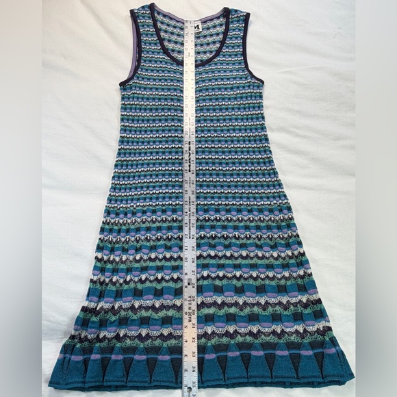 Missoni Sleeveless Knit Striped Dress Size 8 - Picture 7 of 12